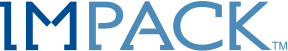 impack logo dark blue light blue